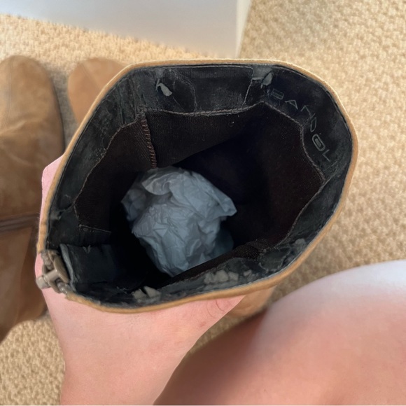 Brown wedge booties - Picture 7 of 8